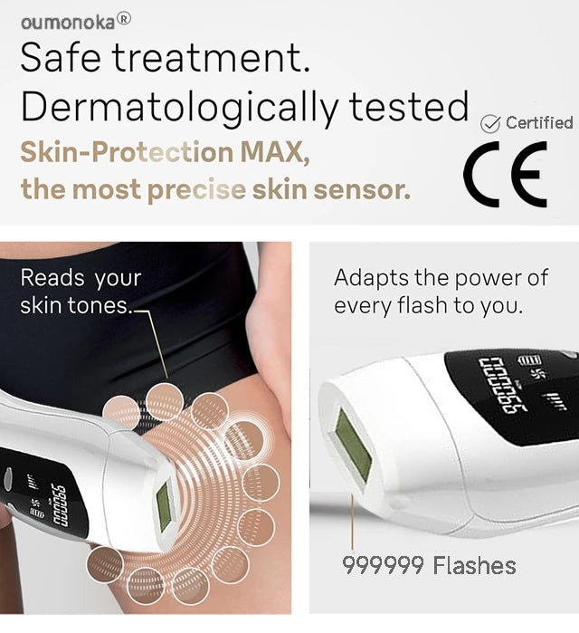 IPL Hair Removal Device – Painless At-Home Laser Hair Removal for Smooth Skin