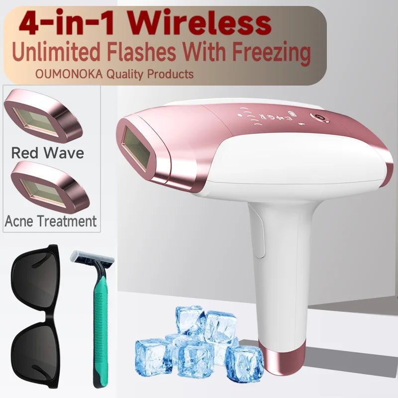 IPL Hair Removal Device – Painless At-Home Laser Hair Removal for Smooth Skin
