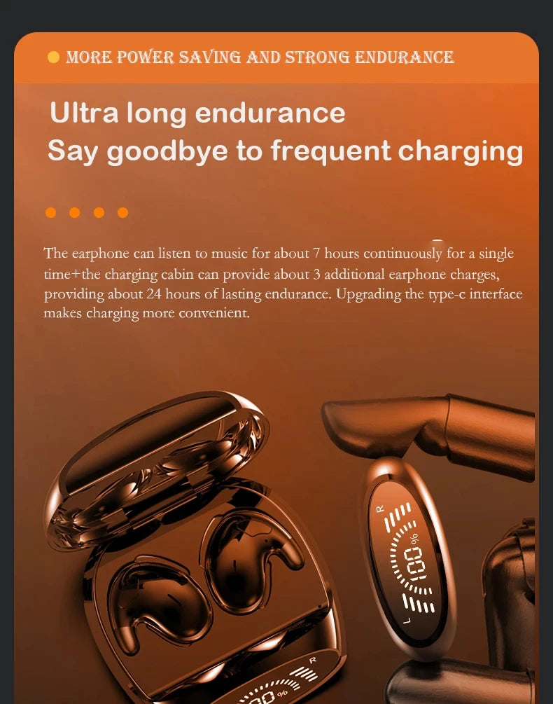 Ultra -Comfort Sleep Bluetooth Earbuds - Invisible Wireless Headphones for Sleeping