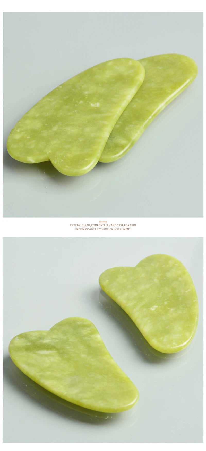 Jade Roller & Gua Sha Facial Massager – Reduce Puffiness & Glow Skin