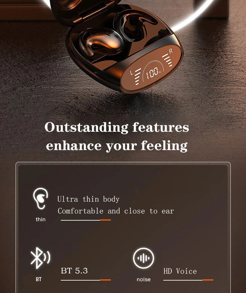 Ultra -Comfort Sleep Bluetooth Earbuds - Invisible Wireless Headphones for Sleeping