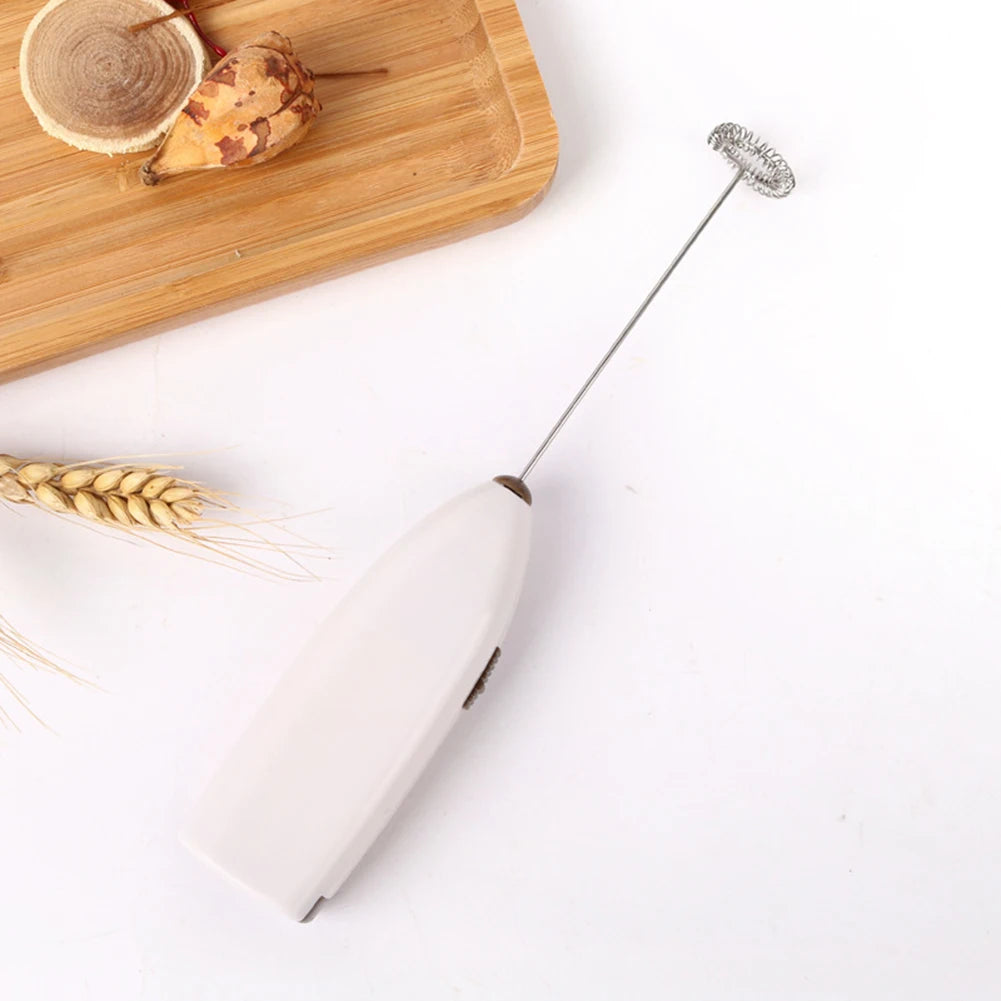 Electric Milk Frother – USB Rechargeable Handheld Coffee Foam Maker
