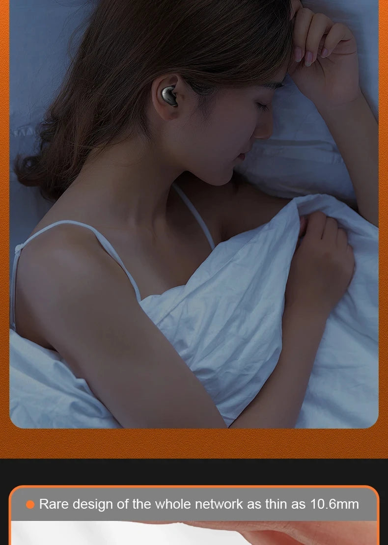 Ultra -Comfort Sleep Bluetooth Earbuds - Invisible Wireless Headphones for Sleeping