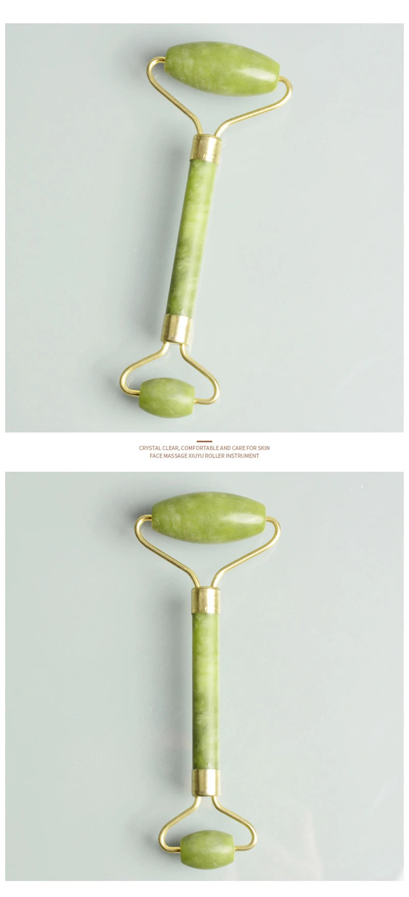 Jade Roller & Gua Sha Facial Massager – Reduce Puffiness & Glow Skin