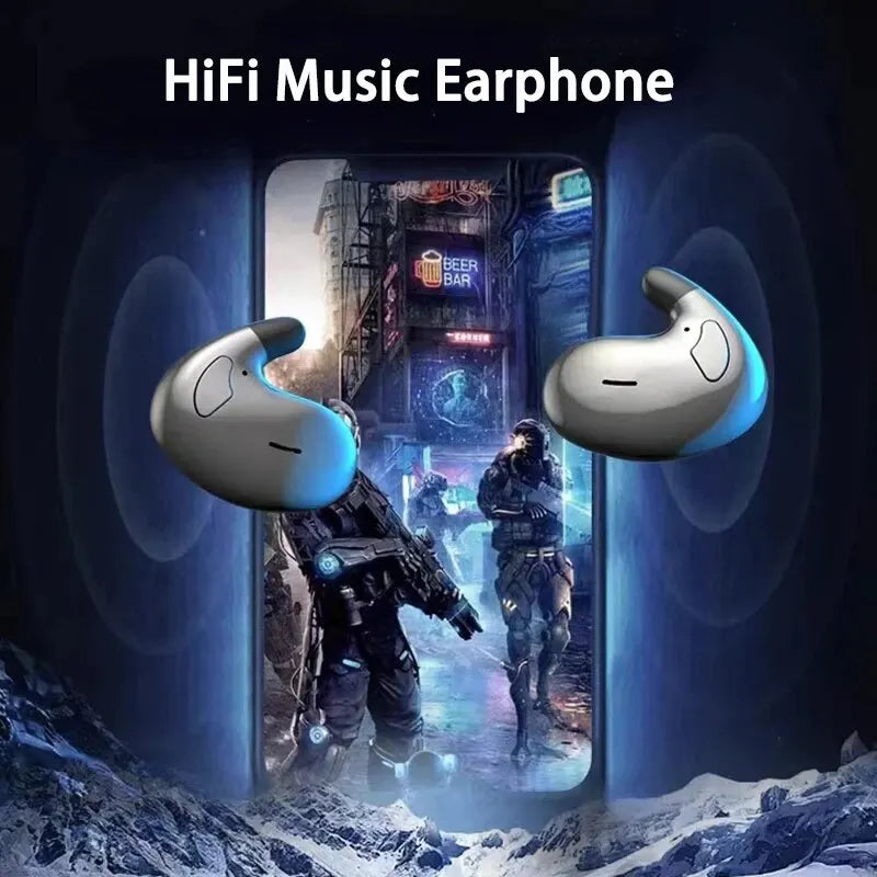 Ultra -Comfort Sleep Bluetooth Earbuds - Invisible Wireless Headphones for Sleeping