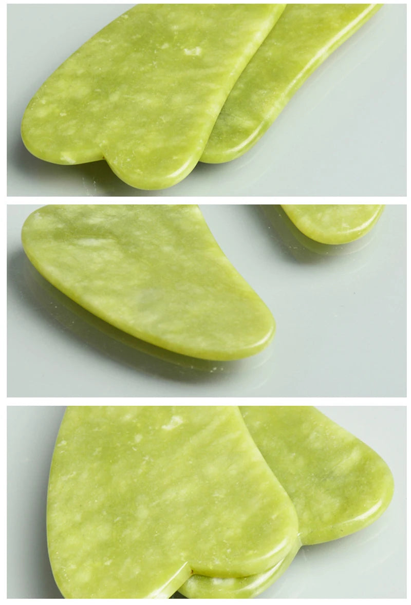 Jade Roller & Gua Sha Facial Massager – Reduce Puffiness & Glow Skin